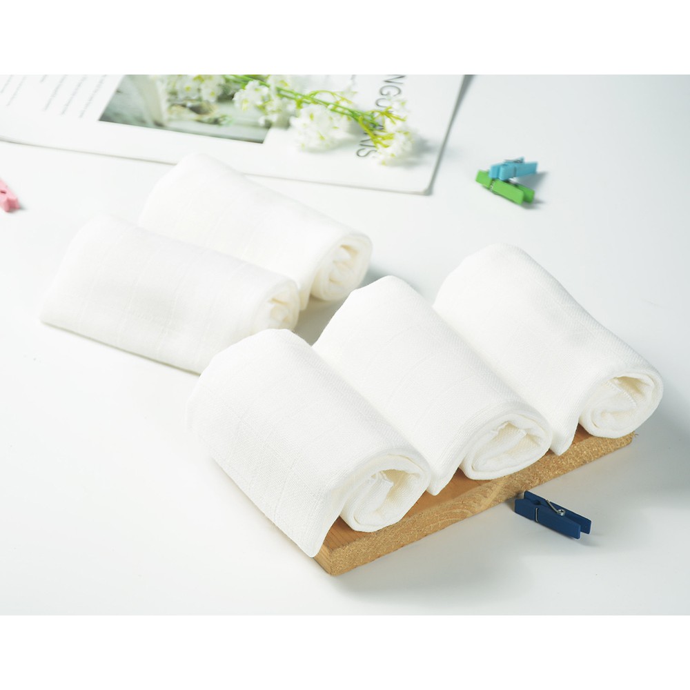 KHĂN SỮA DỆT Ô COTTON CAO CẤP HMNATURE