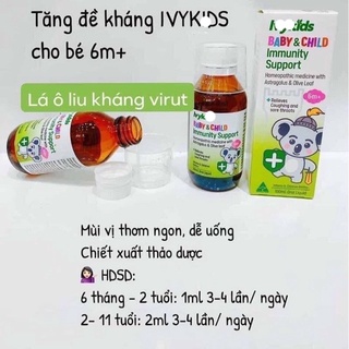 Tinh chất ho Ivy Kid Úc 20ml cho bé từ sơ sinh chính hãng