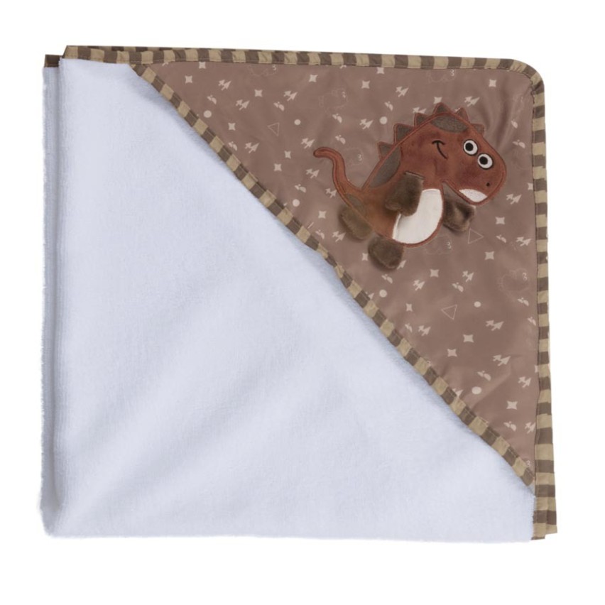 Khăn tắm hoạt hình cao cấp, trùm đầu cho trẻ - Kích thước 75x75cm