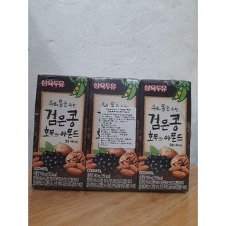Lốc 3 hộp sữa óc chó hạnh nhân đậu đen 190ml