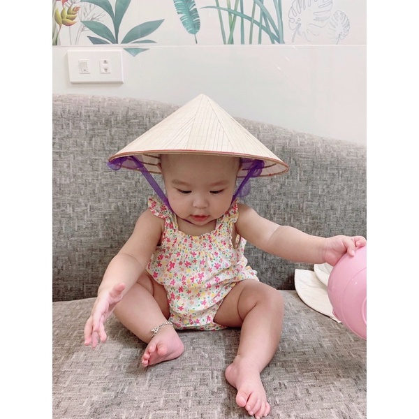 Nón Lá Cho Bé Hàng 3 Lớp Dày Dặn, Cứng Cáp, Bền Đẹp