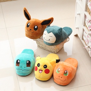 Dép Bông Đi Trong Nhà Hình Pikachu Dễ Thương