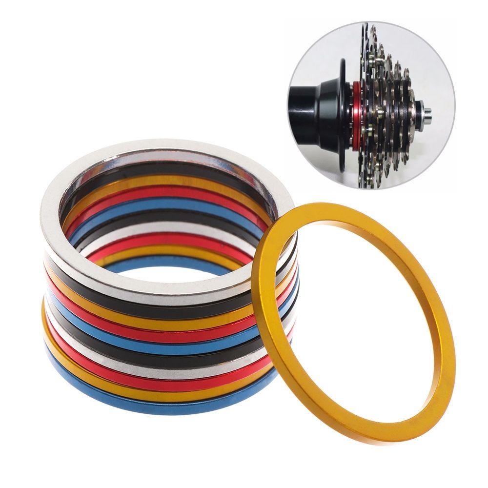 PATH Set 5 Vòng Đệm Trục Bánh Đà Bằng Hợp Kim Nhôm Chất Lượng Cao Cho Xe Đạp MTB