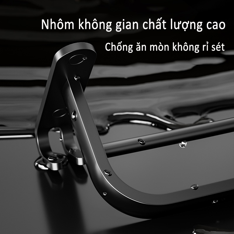 Giá treo khăn gắn tường GUANCHUANG không cần khoan thiết kế tiện dụng