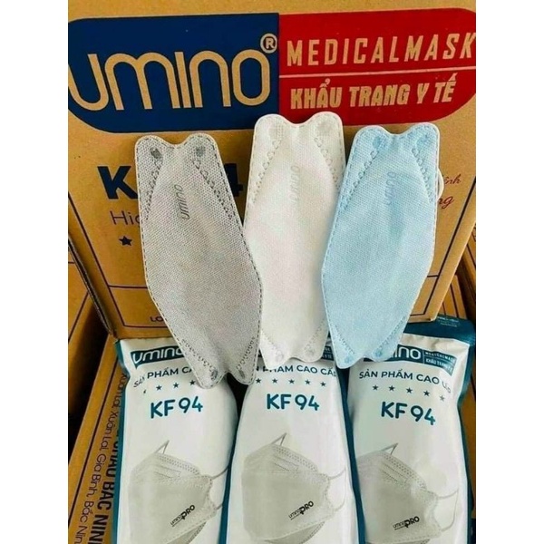 Combo 300 chiếc KHẨU TRANG KF94 Umino 4 Lớp