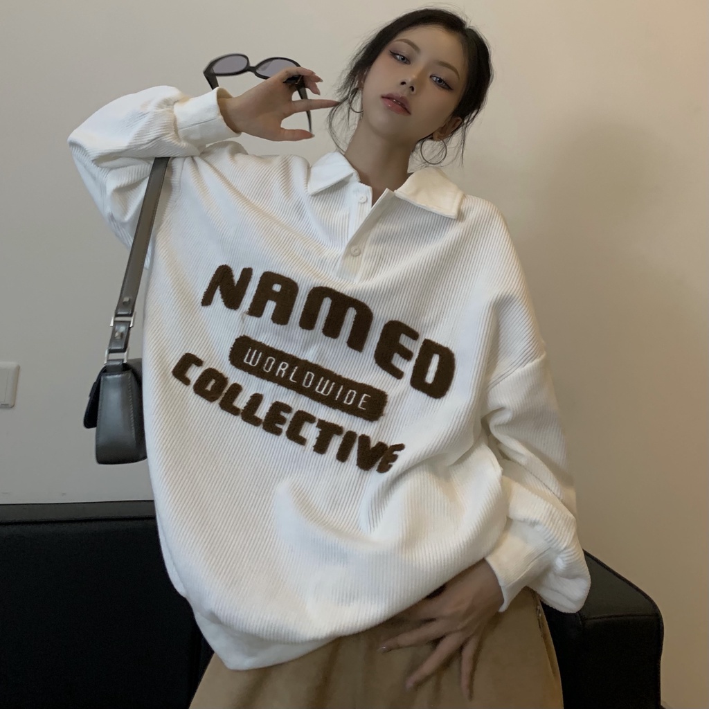 Áo dáng rộng phong cách thời trang hàn quốc dành cho nữ