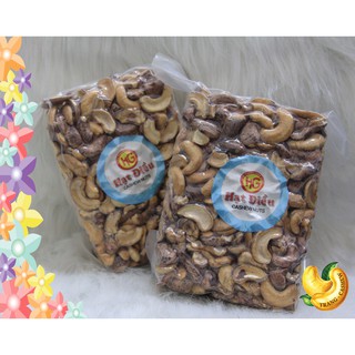 Combo 1kg - Hạt điều bể vỏ lụa rang muối (EP1000)