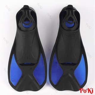 Chân nhái lặn biển AF-680 BLUE, chân vịt lặn biển, chất liệu silicone ôm chân thoải mái vận động - POKI