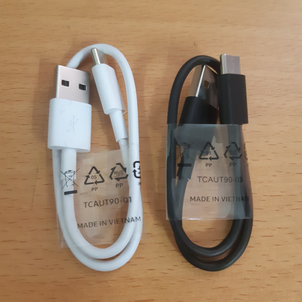 Cáp Usb - Type C 30cm Chính Hãng Samsung, Sạc Nhanh, Bảo Hành 12 Tháng