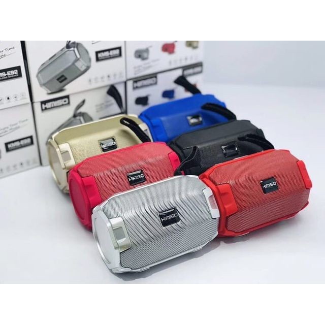 Loa Bluetooth Mini Kimiso KMS E92+ Hỗ Trợ Nghe USB, Thẻ Nhớ, Đài Radio, FM Cắm Dây AUX, Độ Bền Cao . Bảo Hành 12 Tháng