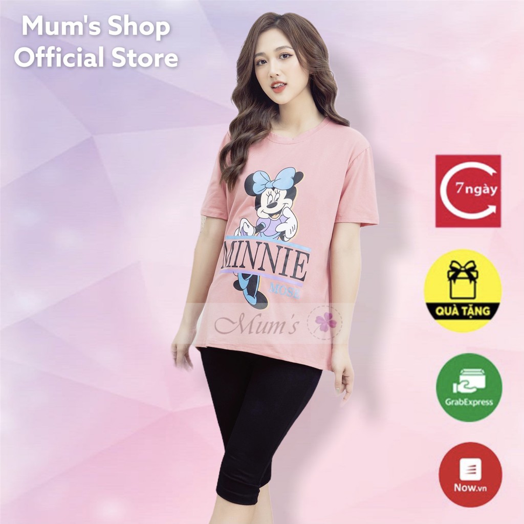 ÁO BẦU  FREESHIP  áo phông bầu thiết kế hình mickey