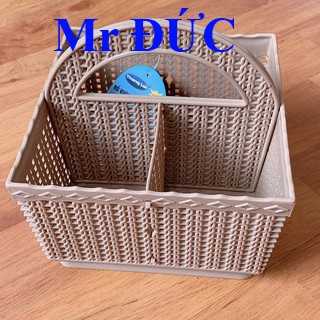 Giỏ nhựa vuông, giỏ đựng phụ kiện nối mi -nối mi - tạo fan - dụng cụ nối mi