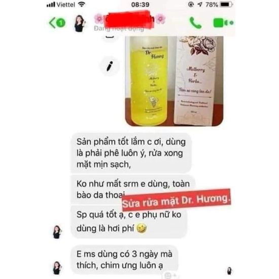 Sữa rửa mặt Dr.Hương (Chính hãng) | BigBuy360 - bigbuy360.vn