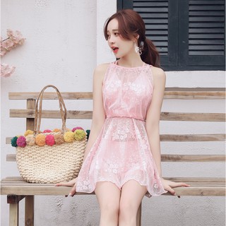 BK006 Bikini 3 mảnh ren hoa điệu đà