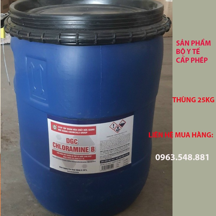 Thuốc khử trùng diệt khuẩn D&G Chloramine B (Cloramin B) -25kg