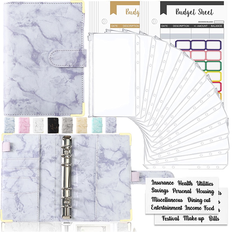 Set 28 Bìa Thư/Bì Thư Có Khóa Kéo Khổ A6 Tiện Dụng