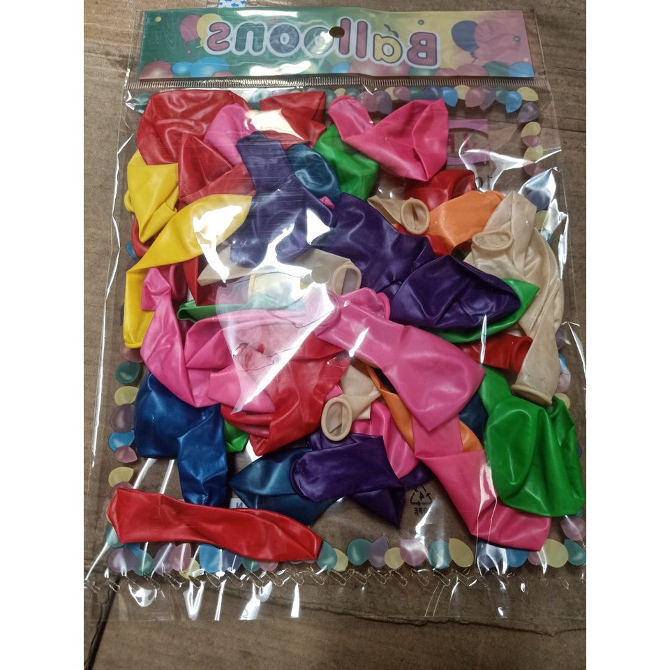 Túi Bóng Bay Nhũ 50 Quả