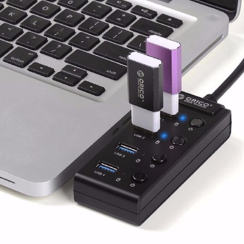 Bộ chia USB 3.0 Orico W9PH4 - Hàng chính hãng