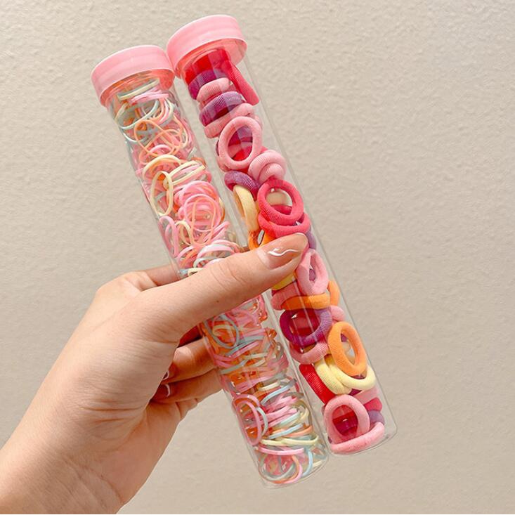 Set 350 Dây Thun Cột Tóc Co Giãn Nhiều Màu Sắc Dành Cho Nữ