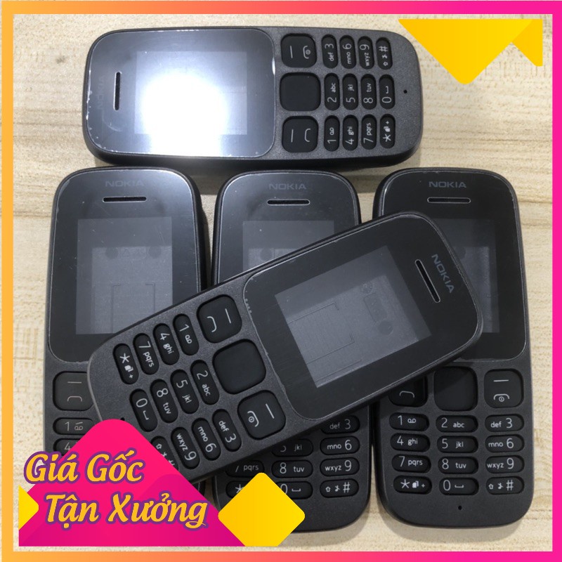 Bộ Vỏ điện thoại nokia + Phím NoKiA 105/2017 Zin Hàng Cao cấp ngọc sơn mobile.