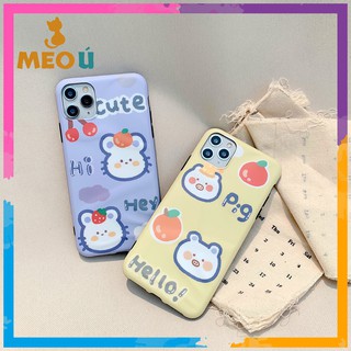 Ốp iPhone Heo Hello và Mèo Cute iPhone 7Plus/8Plus/X/Xs Max/11/11 Pro Max - ốp iphone