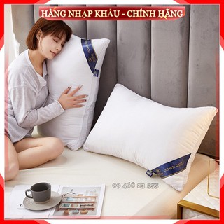 [Sale Chính Hãng] Cặp 2 Ruột Gối Nằm Hilton Chất Lượng 5 Sao Chuẩn Xịn Bông Đàn Hồi Cao Cấp 45 X 65cm - Bảo Hành Đổi Trả