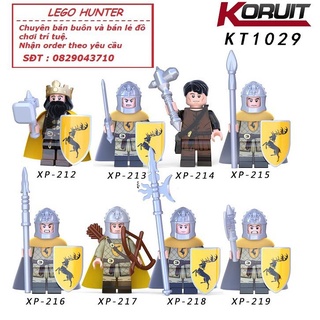Xếp hình Koruit KT 1029 Game of Throne mô hình lắp ráp nhân vật chiến binh Patheon