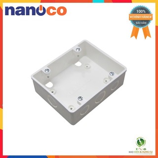 ĐẾ ÂM NANOCO DÙNG CHO MẶT THIẾT BỊ PANASONIC ( NHỰA CHỐNG CHÁY )