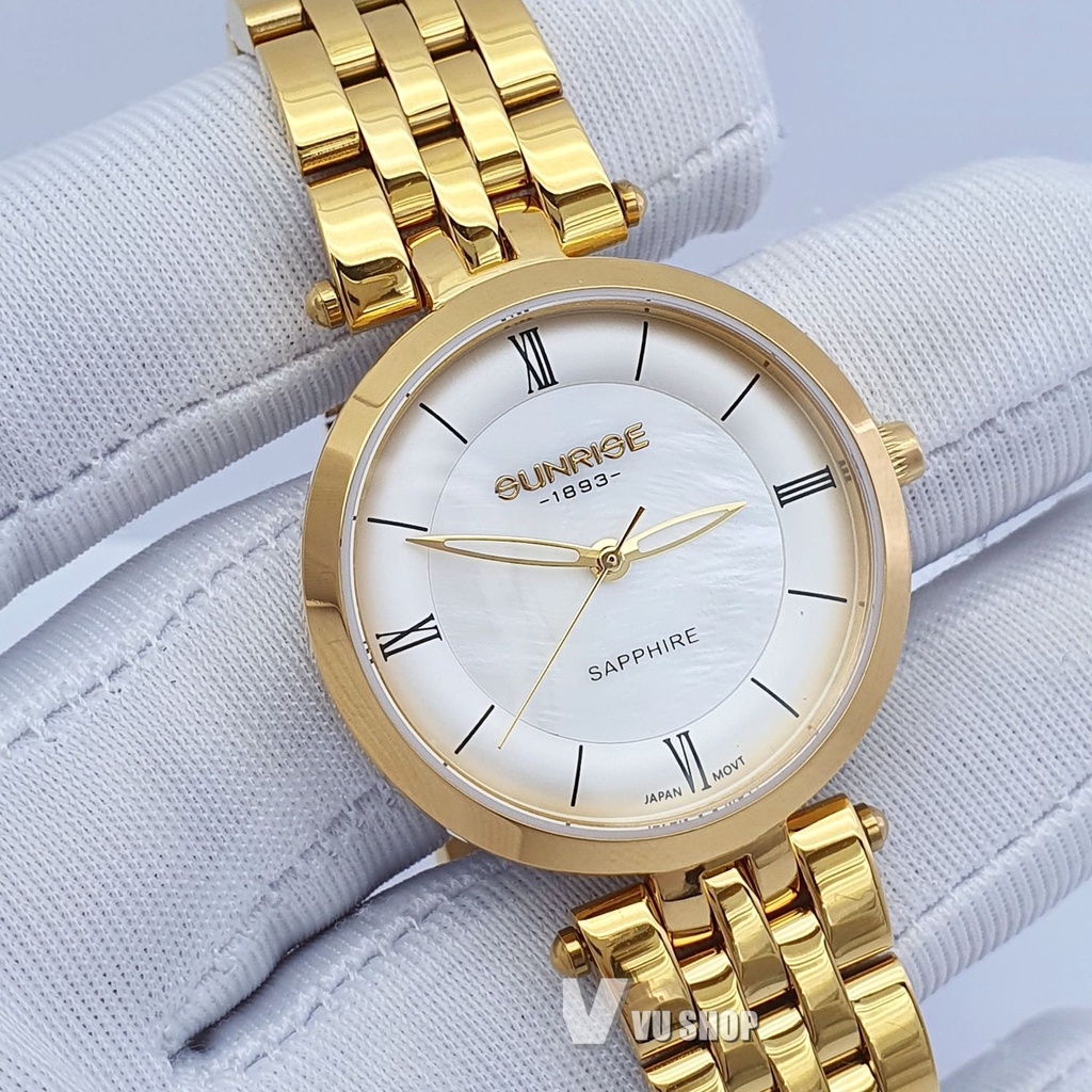 Đồng hồ nữ Sunrise 2217SB - Chính hãng, Chống trầy