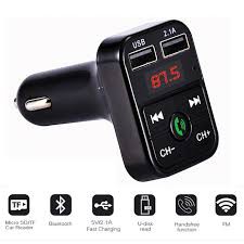 Tẩu sạc ô tô kiêm nghe nhạc MP3, kết nối điện thoại qua bluetooth, kết nối dàn âm thanh trên xe qua sóng FM