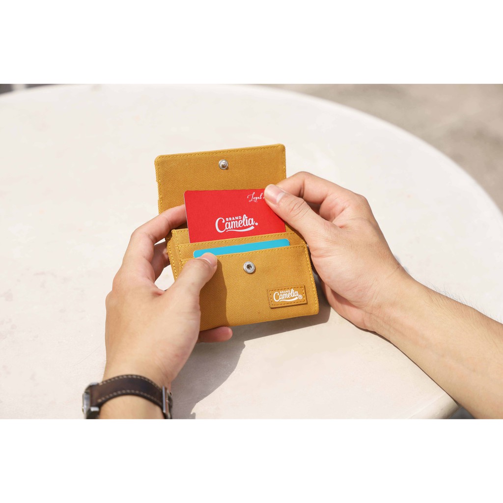 [Mã WABRWB24 giảm 30K đơn 99K] Ví CAMELIA BRAND® Crossline Card Wallet (5 colors) | BigBuy360 - bigbuy360.vn