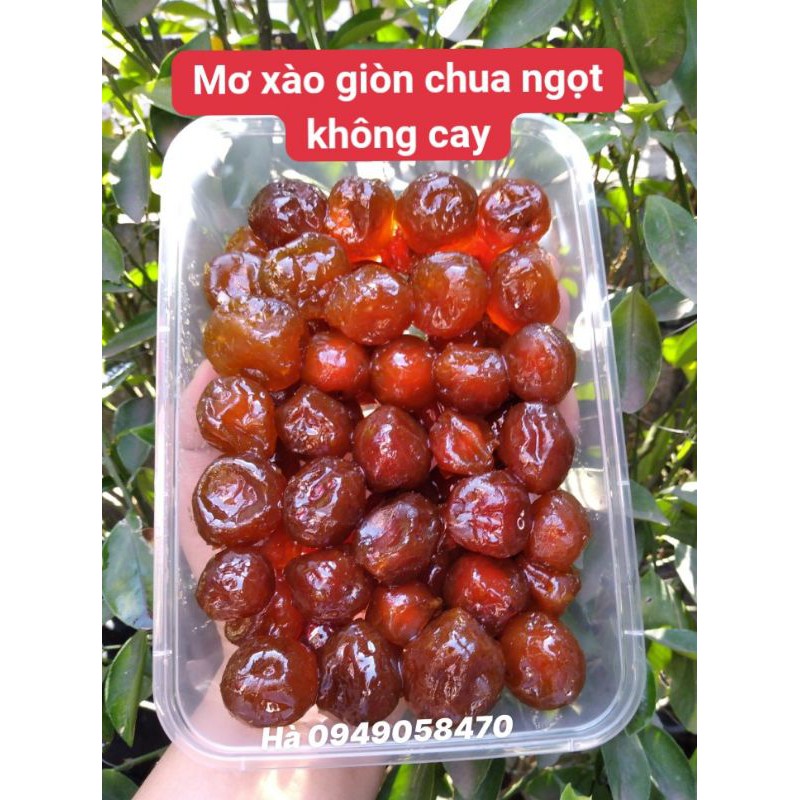 Ô MAI MƠ XÀO GIÒN CHUA CAY, CHUA NGỌT 500g/ hộp( hsd  6 tháng)