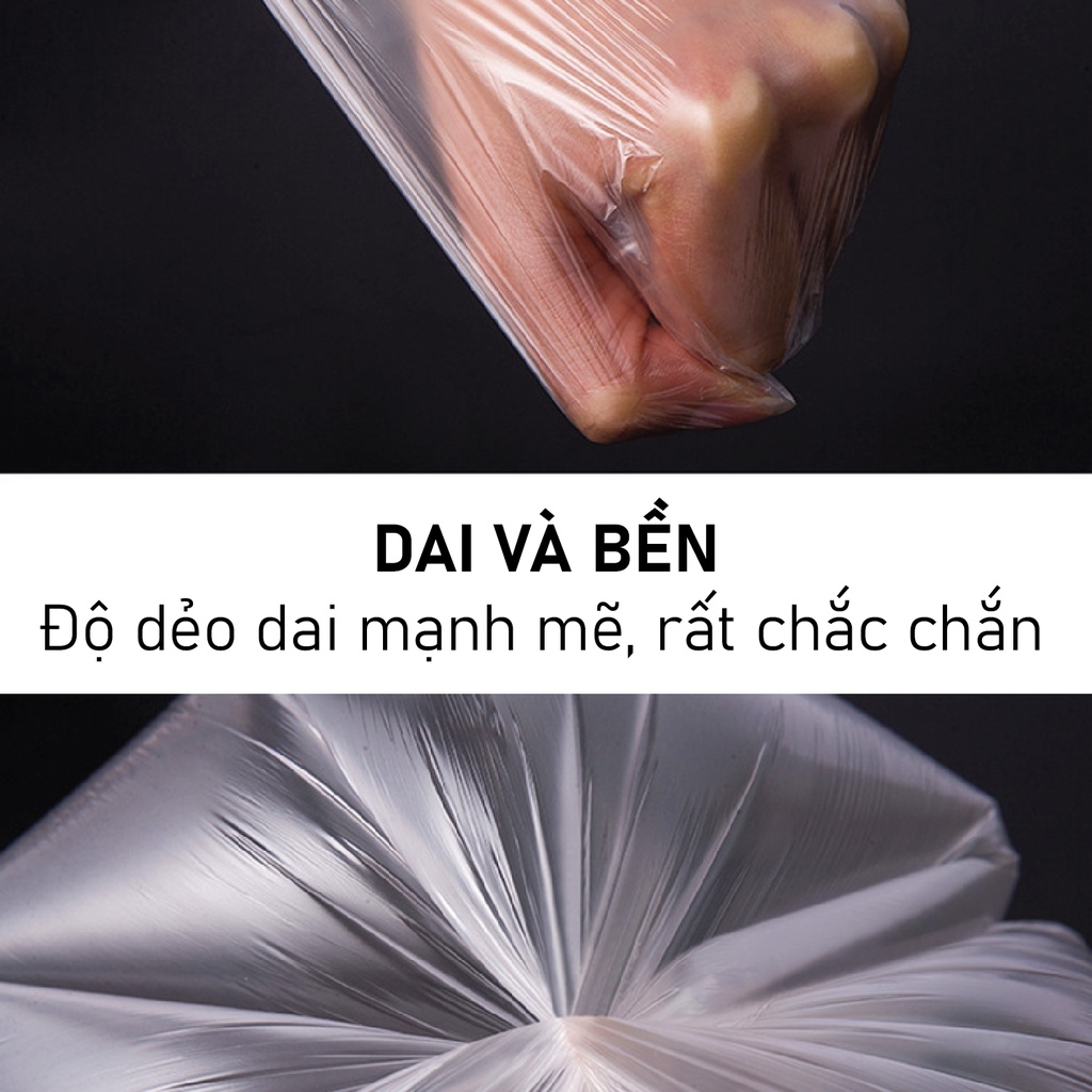 Túi đựng rác phong cách nhật bản SUPO MART kích thước 45x50 cm túi đựng rác tự phân hủy siêu dai 20 túi/cuộn