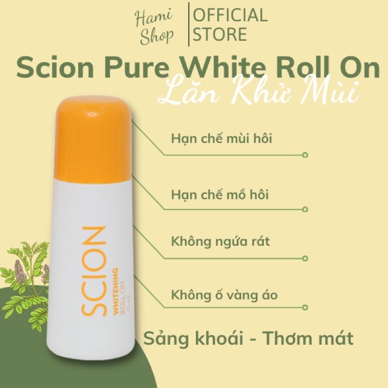 [ MẪU MỚI ] Lăn khử mùi Scion Nuskin [FREESHIP]