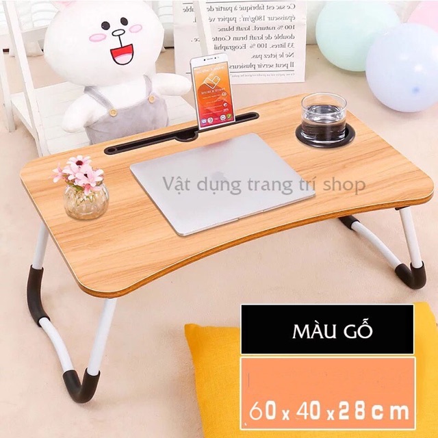 Bàn Latop Đa Năng Gấp Gọn thông minh - ( Có khe cắm ipad ) | BigBuy360 - bigbuy360.vn