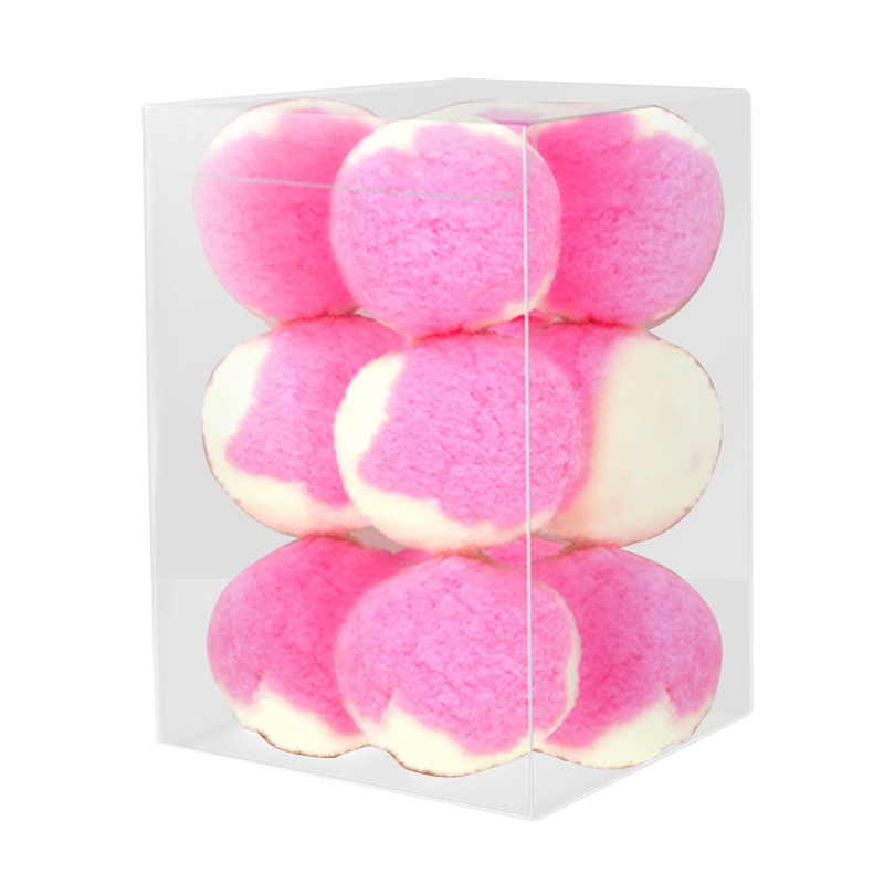 Set 12 Quả Cầu Lông Xù Mềm Đồ Chơi Cho Mèo