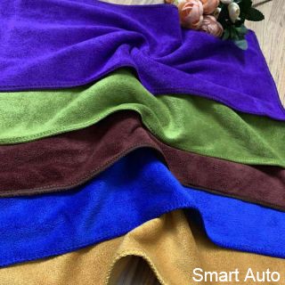 Khăn lau xe mỏng chuyên dụng Microfiber siêu thấm không rút sợi Smart Auto