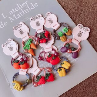 SET CỘT TÓC TRÁI CÂY 2 CÁI-PK51