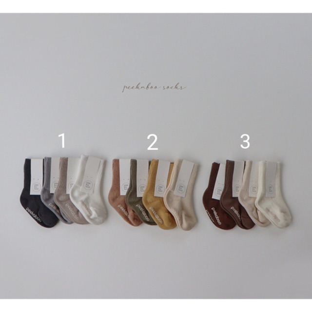 Tất thu đông - Peekaboo 2020