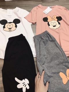 Bộ micky lửng quần ngố
