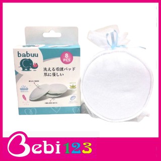 Hộp 8 miếng vải lót thấm sữa giặt được Baby Babuu Nhật Bản cho mẹ