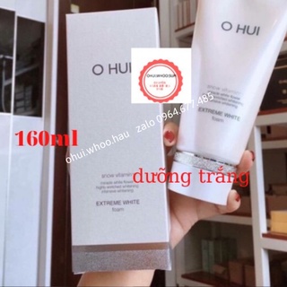 Sữa rửa mặt dưỡng trắng da ohui Extreme white Foam Snow Vitamin( giá sỉ ) hàng nội địa 160ml