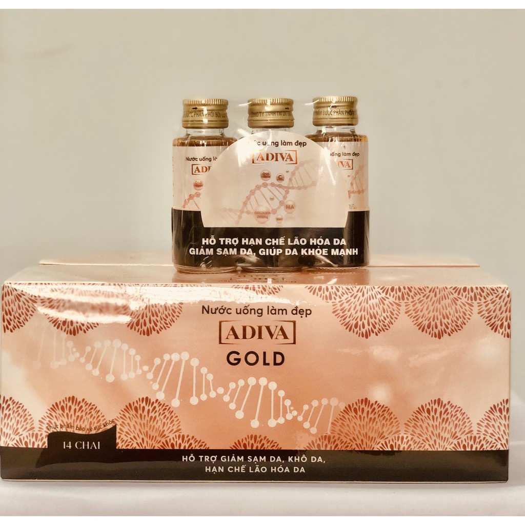 Collagen ADIVA Gold Dạng Nước - Giảm Nếp Nhăn, Không Lo Chảy Xệ - LC MEDICINE