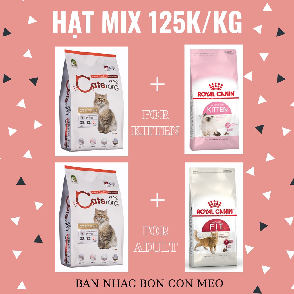 HẠT MIX DINH DƯỠNG CHO MÈO