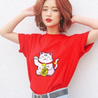 FREESHIP - ÁO MÈO THẦN TÀI THÊU - HÀNG ĐẸP GIÁ TỐT