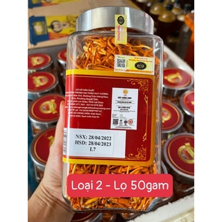 Đông trùng hạ thảo Huy cương tại Lai Châu loại 2 tem mác đầy đủ