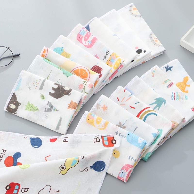 Set 10 khăn xô nhật 2 lớp dày dặn