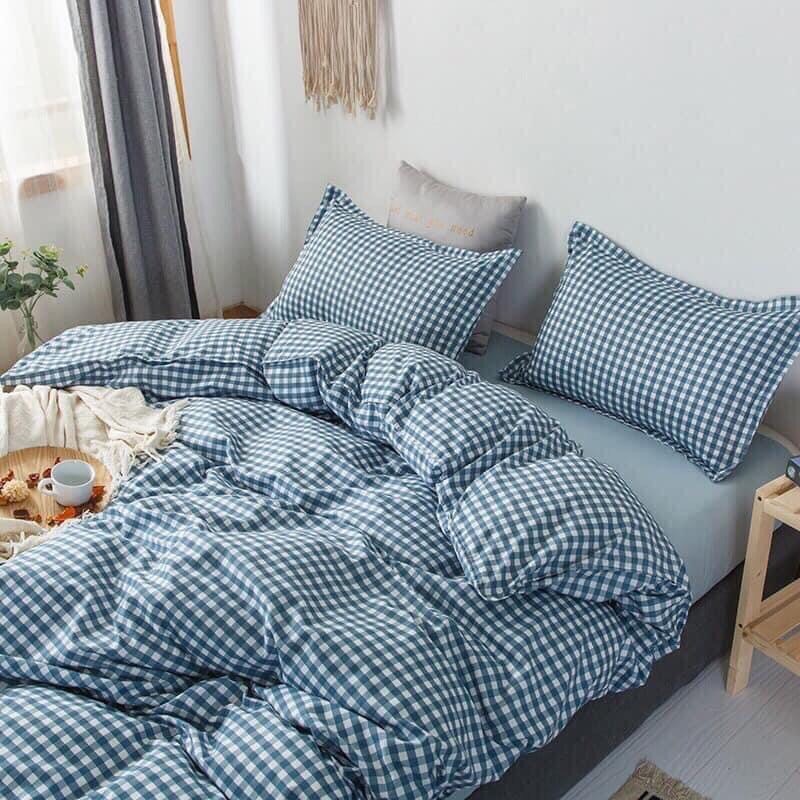 set poly kẻ caro