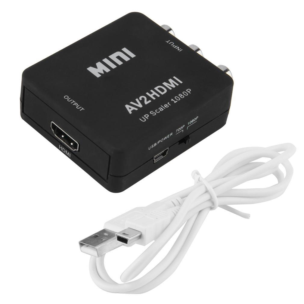 Bộ thiết bị cắm chuyển đổi mini HDMI 1080P tới 3RCA - HDMI - AV CVBS cho HDTV