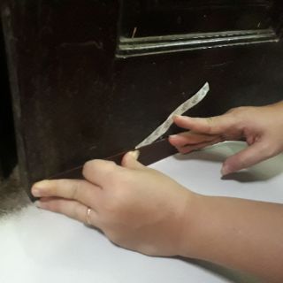 Ron dán chân Cửa